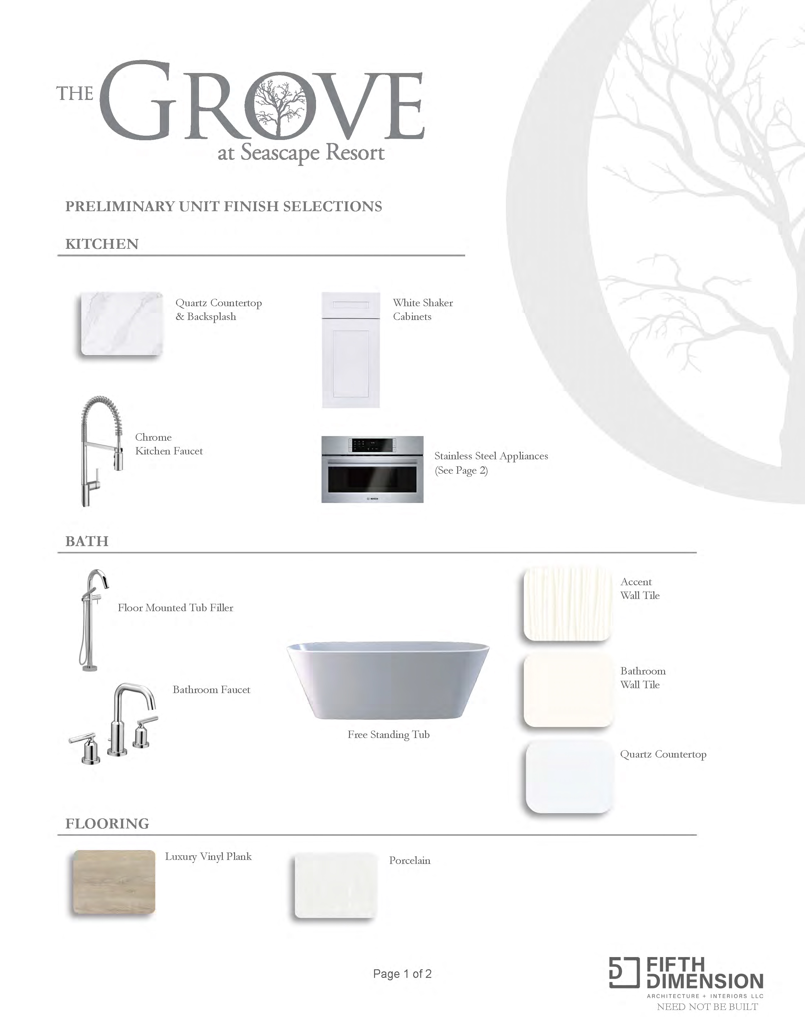 Interior finishes